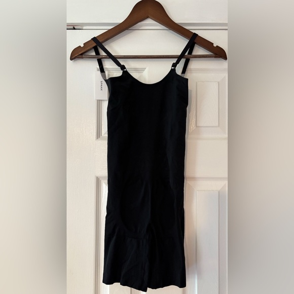 SPANX Black Open Bust Mid Thigh Shapewear Size Small NWT - Picture 5 of 8